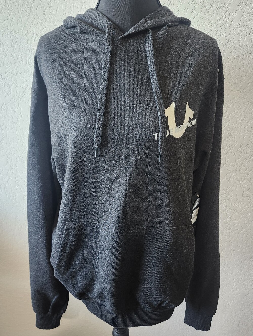 True Religion Size Medium Hoodie Gray